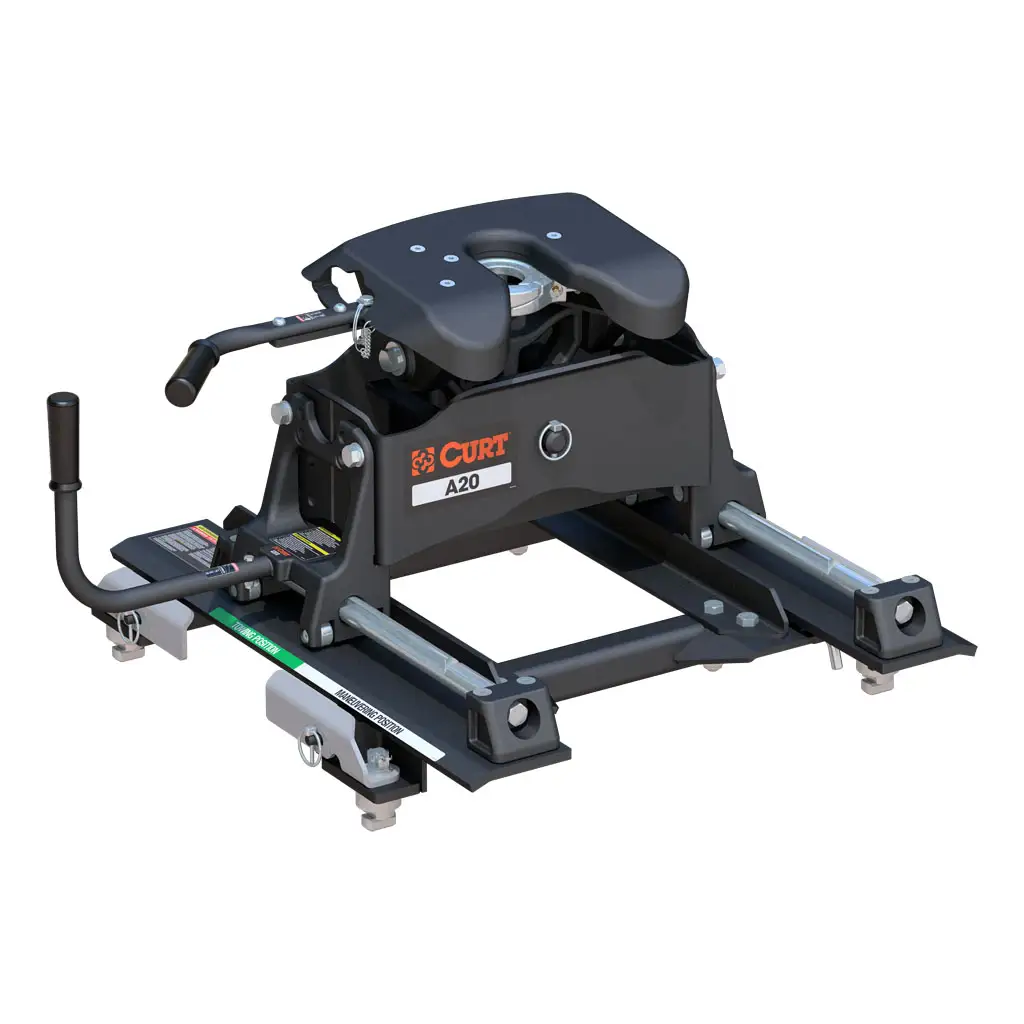 A20 Sliding 5th Wheel Hitch, 20K, Select Silverado, Sierra, 6.5' Bed Puck System