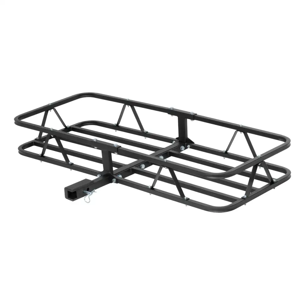 48" x 20" Black Steel Basket Cargo Carrier (1-1/4", 2" Adapter, 500 lbs.)