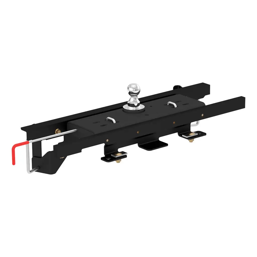 Double Lock Gooseneck Hitch Kit with Brackets, Select Ram 1500, Air Suspension