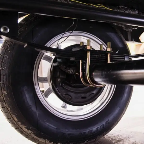 Trailer Axle and Wheel Assembly