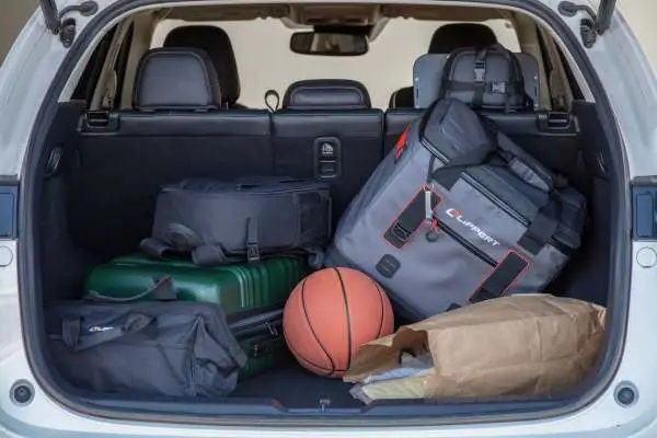 Cluttered Trunk Storage Space