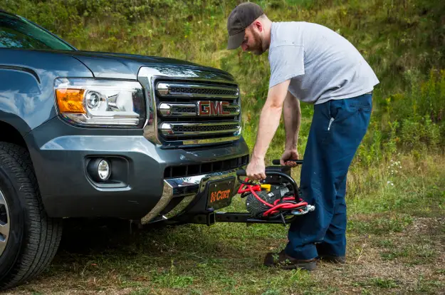 CURT Front Mount Hitch Winch Mount