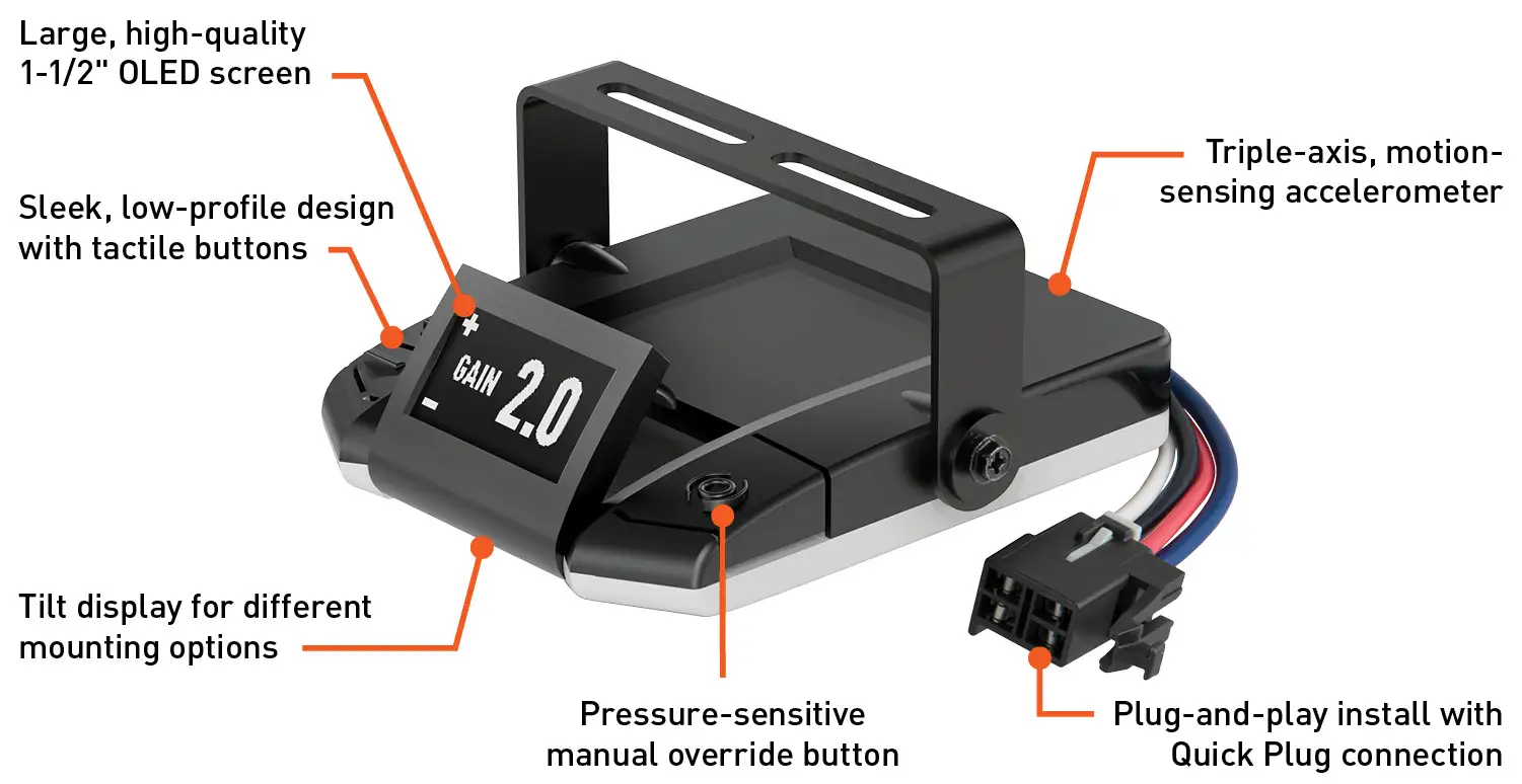 CURT Product Features Assure Brake Controller CURT Product Features Assure Brake Controller