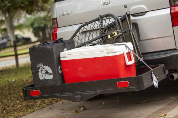 CURT basket-style hitch cargo carrier