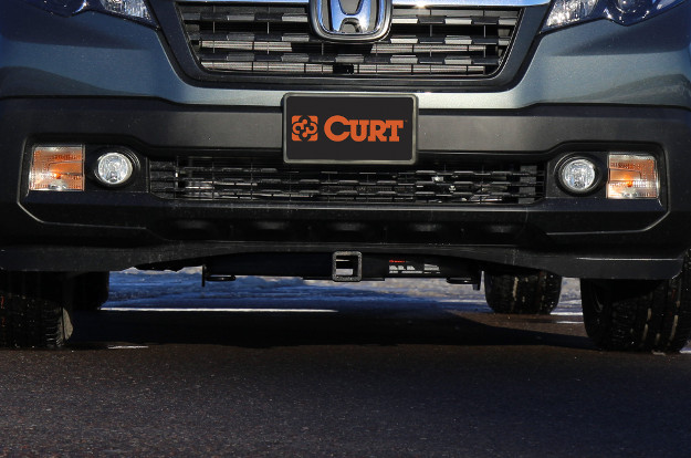 CURT front hitch receiver on Honda Ridgeline