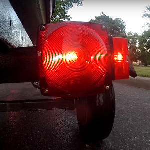 CURT towing lights with trailer wiring harness