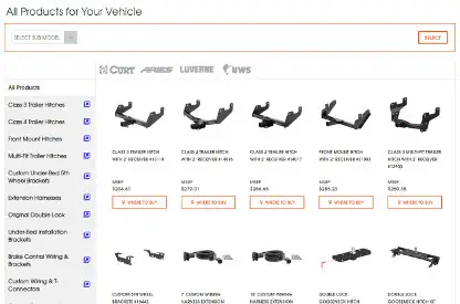 Vehicle Lookup Results Page