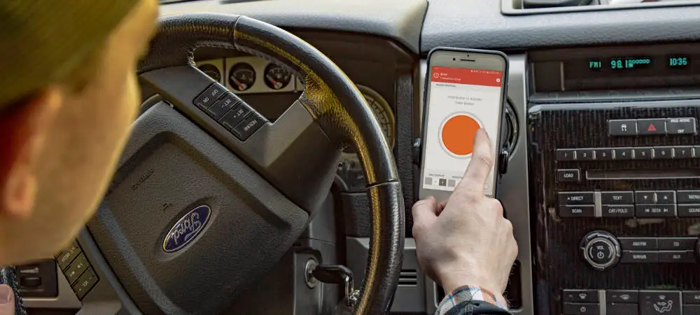 Echo Trailer Brake Controller Smartphone Truck