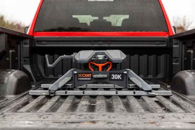 PowerRide 30K 5th Wheel Hitch in Truck Bed