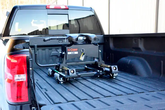 Sliding 5th Wheel Hitch Installed Sliding 5th Wheel Hitch Installed