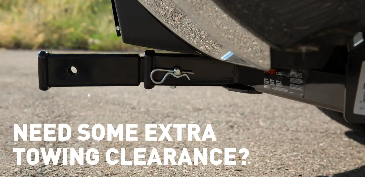 Trailer Hitch Extender for Extra Clearance