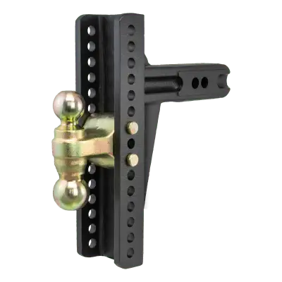 2.5 receiver hitch adjustable channel mounts