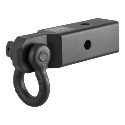2.5 trailer hitch d-ring shackle mount