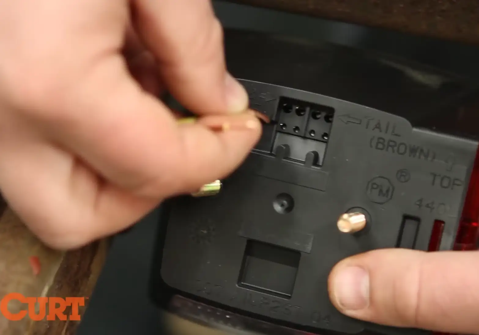 Connect Wires to Trailer Lamp